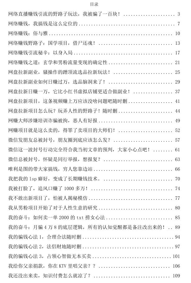 《搞钱必看野路子》PDF